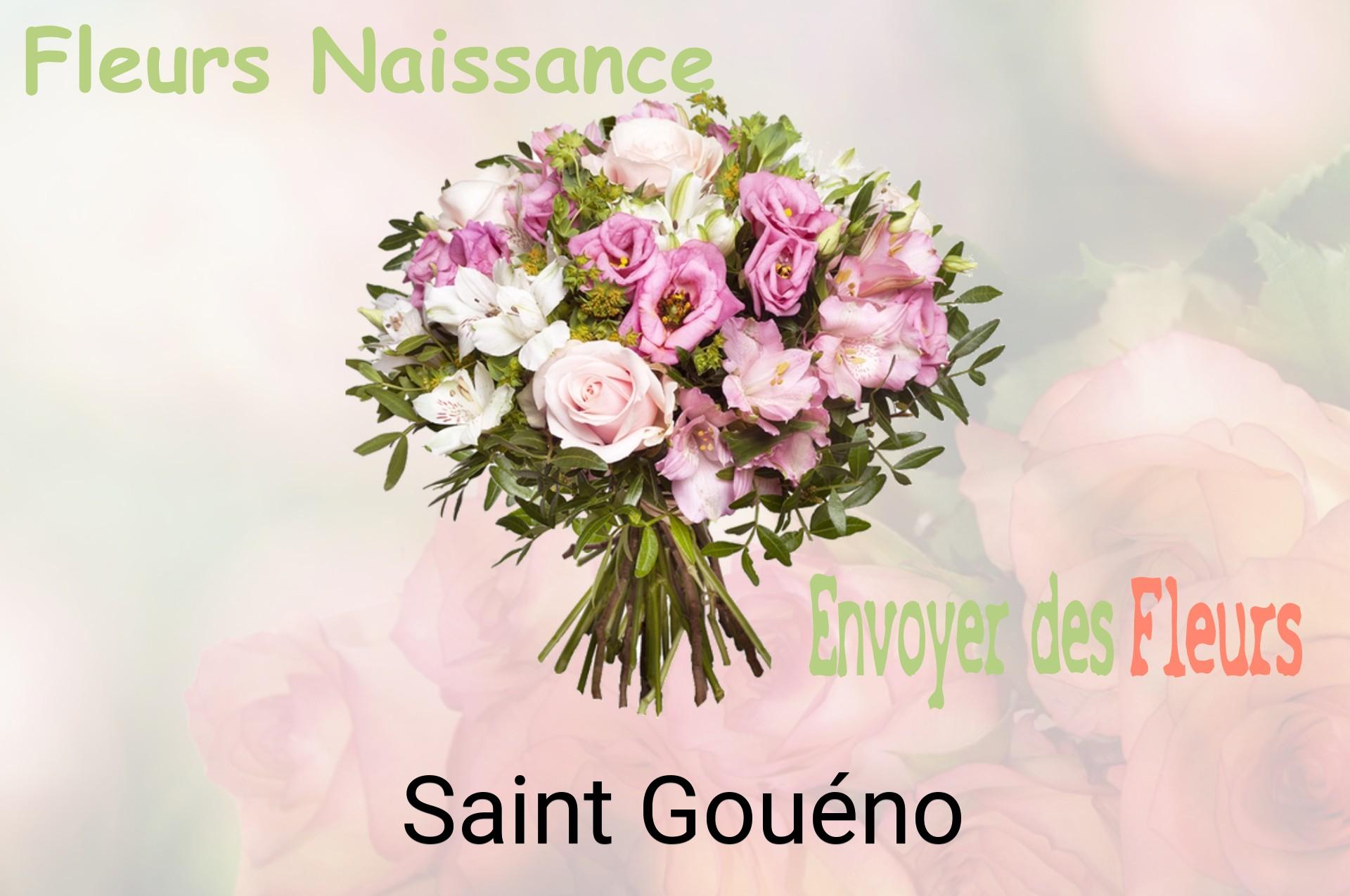 Bouquet de fleurs de naissance livré à Saint-Gouéno